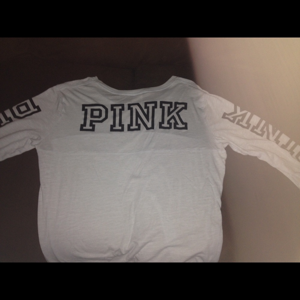VS PINK long sleeve shirt. Size large